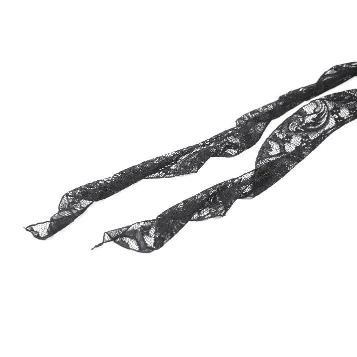 Gothic-Rock für Damen, unregelmäßig, gerüscht, asymmetrisch geschnitten