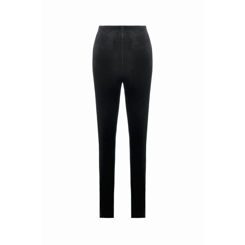 Gothic-Leggings für Damen mit bestickter, transparenter Spitze und Patchwork-Details