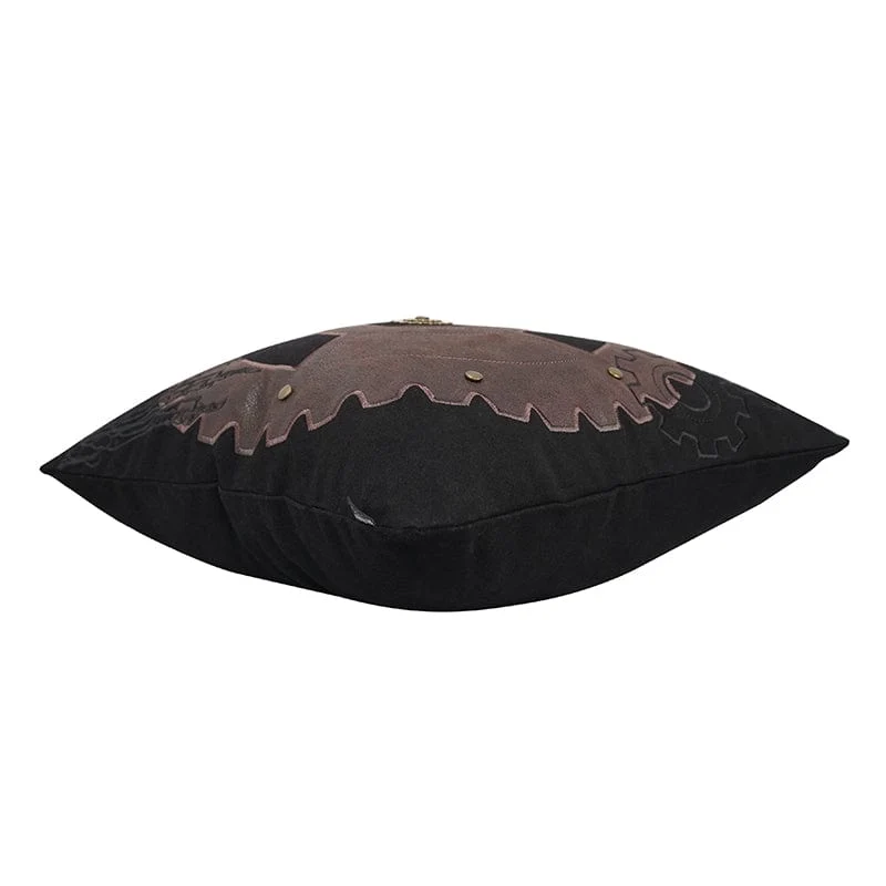 Gothic Gear bestickter Kissenbezug mit Innenkissen