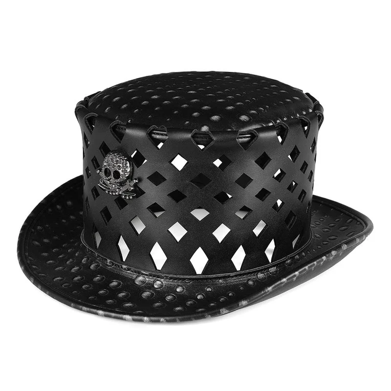 Gotischer Ausschnitt-Schädel-Hut der Männer