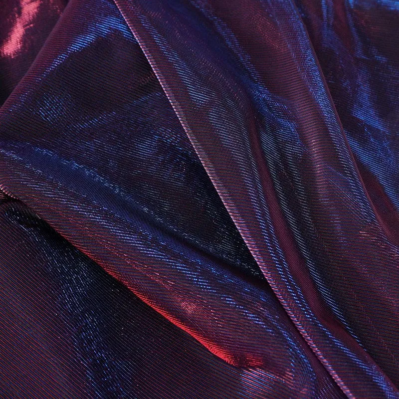 Grunge Chromatic Scaly Sheer Mesh-Leggings für Damen