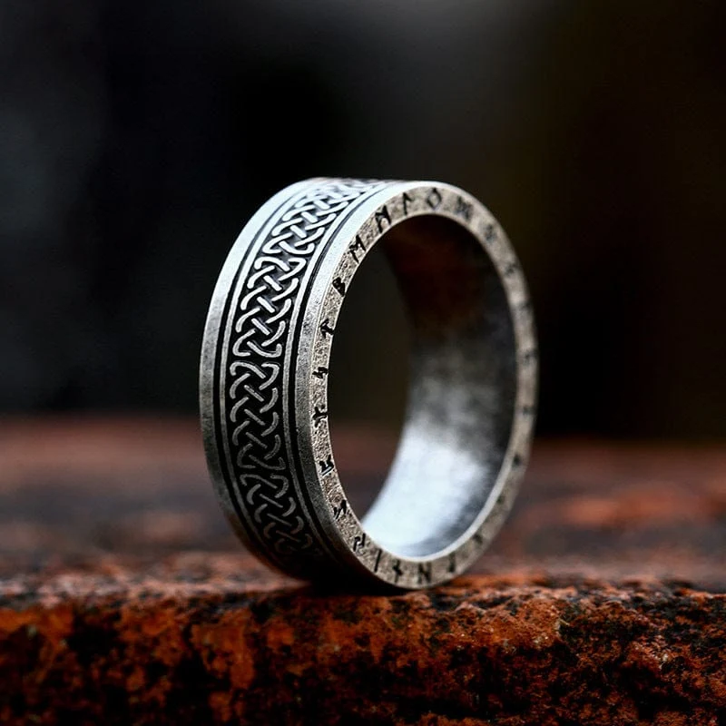 Keltischer Punk-Knotenring für Herren