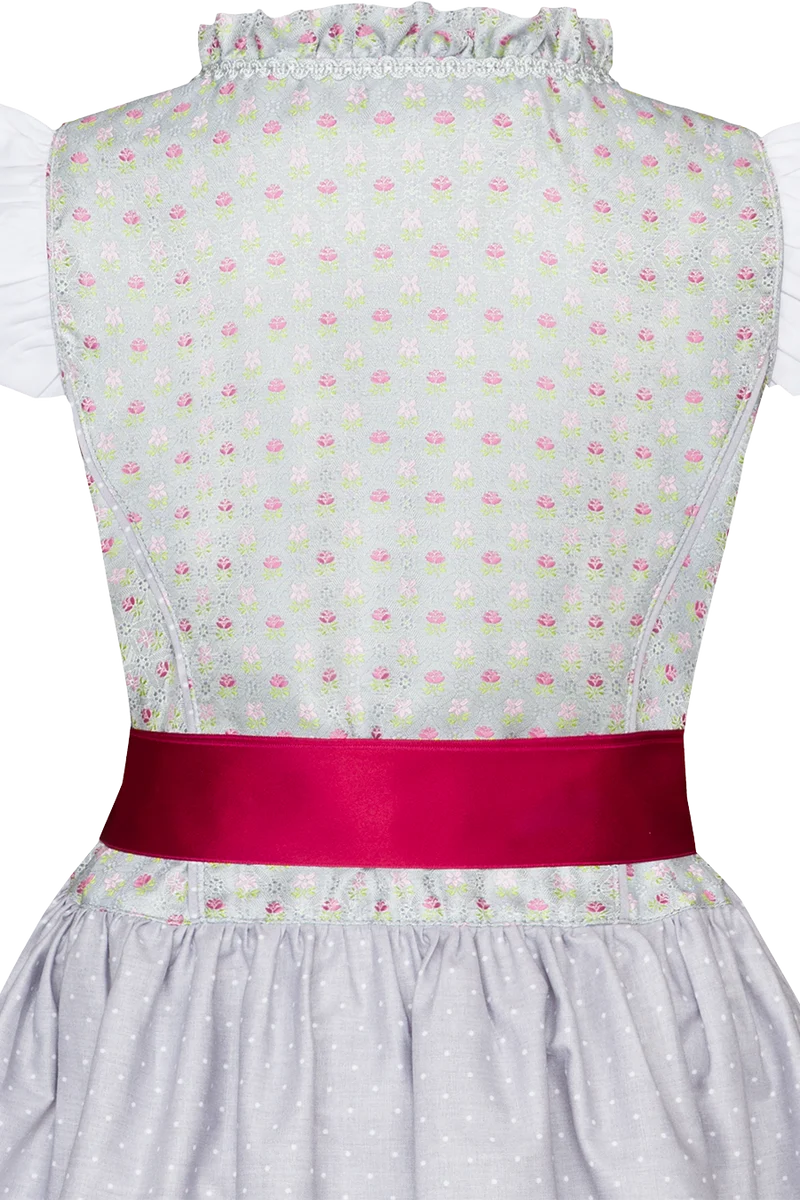 Kinderdirndl mit Blumenmuster und Bluse