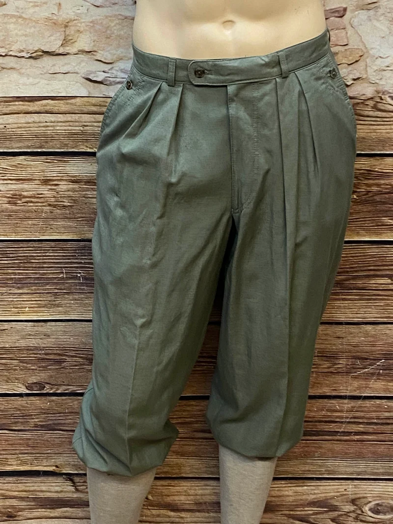 Knickerbocker - Vintage-Hose in Grün - Größe 50