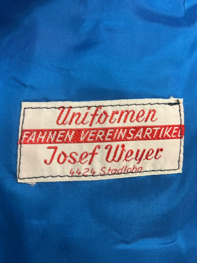 Uniformjacke - Vintage - blau gold