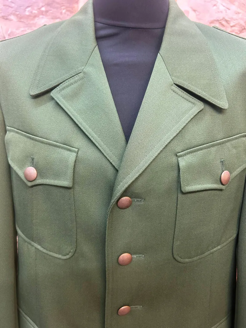 Uniformjacke - Vintage - grün