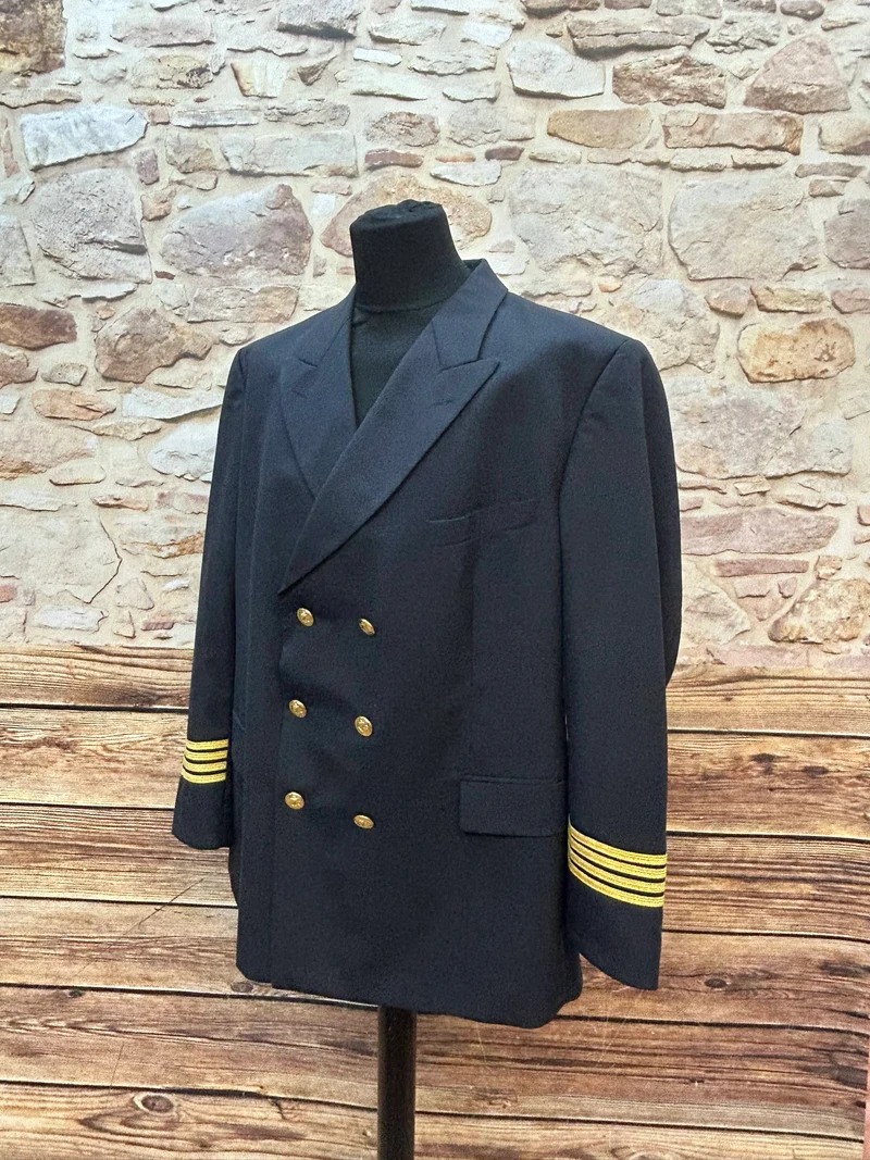 Uniform Sakko - Vintage – dunkelblau Goldknöpfen Gr.28 Sale