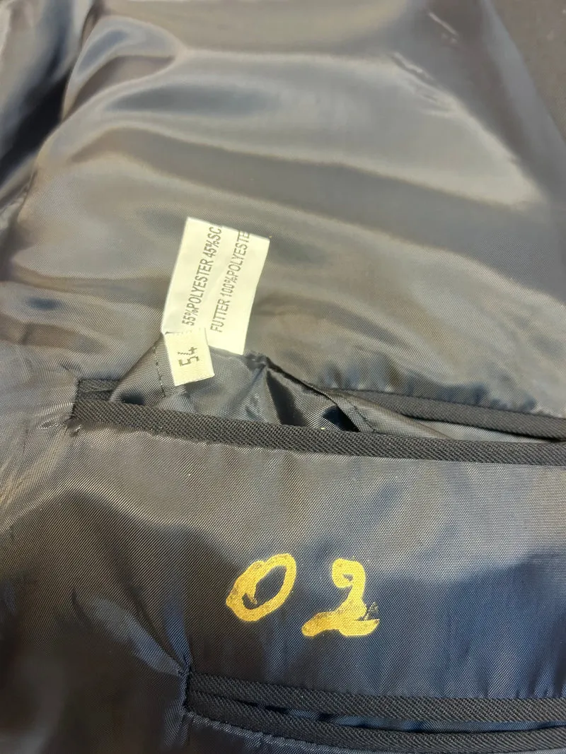 Vintage Marine Sakko Größe 54 – Dunkelblau goldenen Knöpfen
