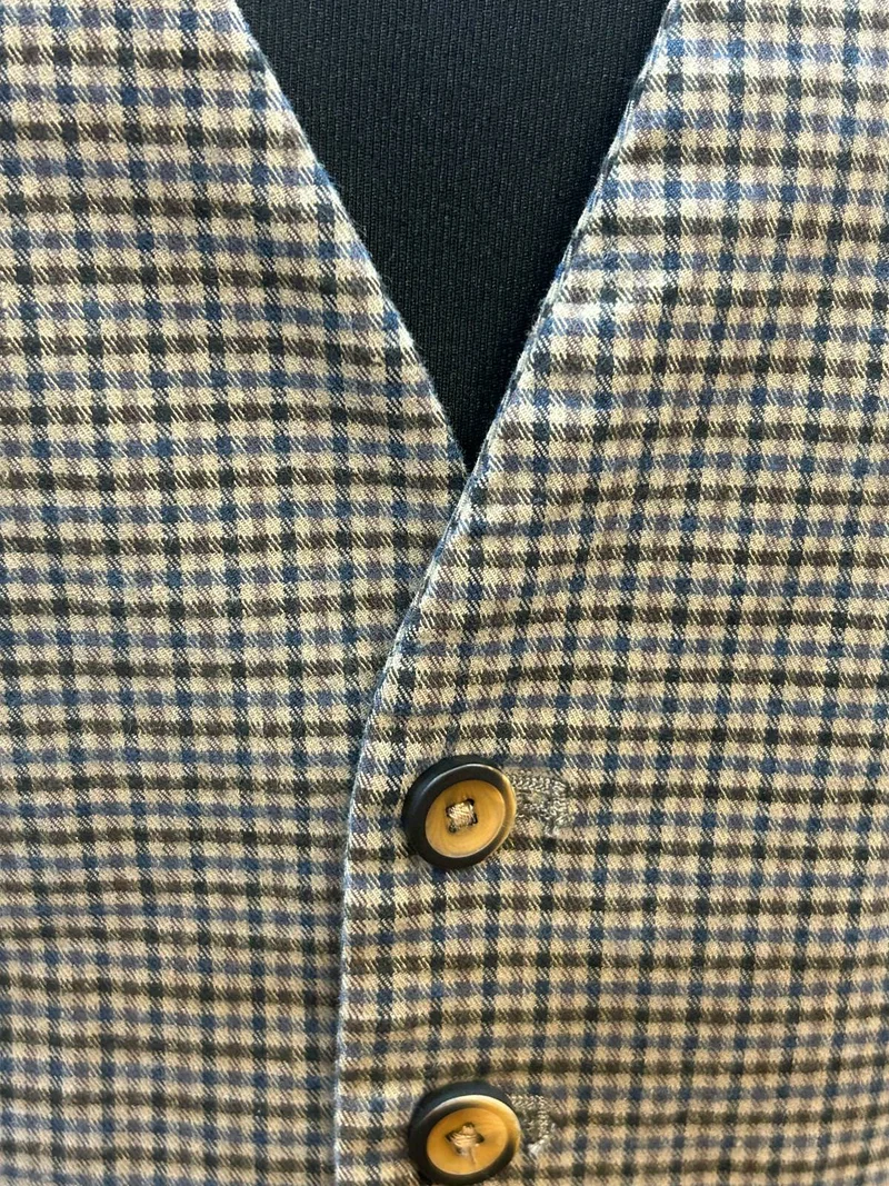Vintage-Weste Slim Fit Gr. XL