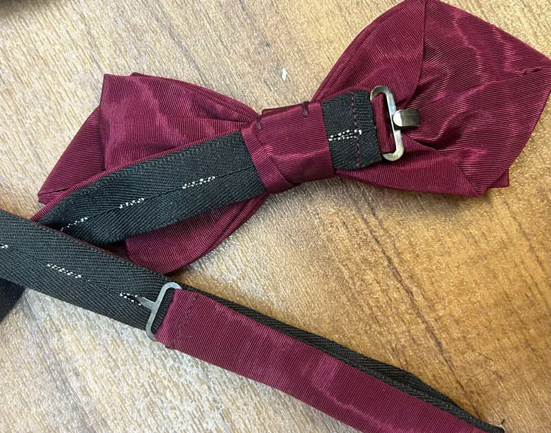 Vintage Accessoires Set mit Schiebermütze, Hosenträgern & Fliege (Gr. 59)