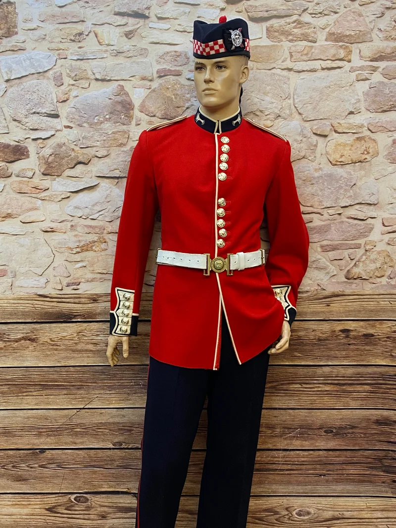 Vintage Glengarry Mütze – Größe 58, schottische Uniform