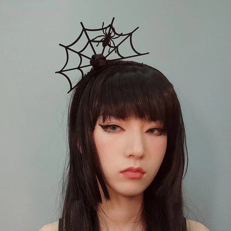 Gothic Spinnennetz Kopfbedeckung für Damen
