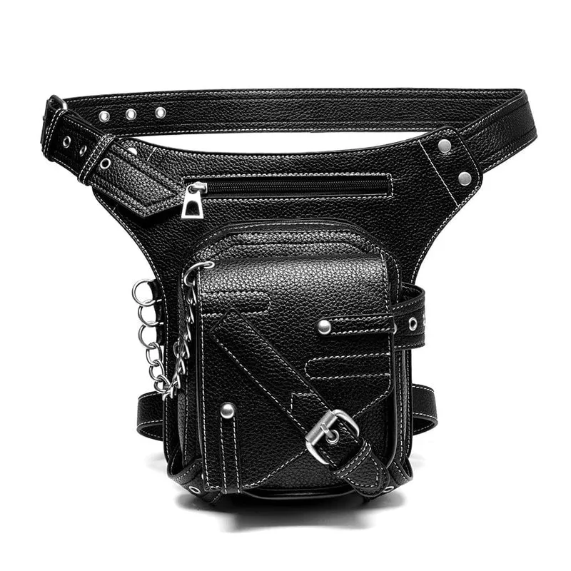 Steampunk Buckle Stitch Gürteltasche für Herren