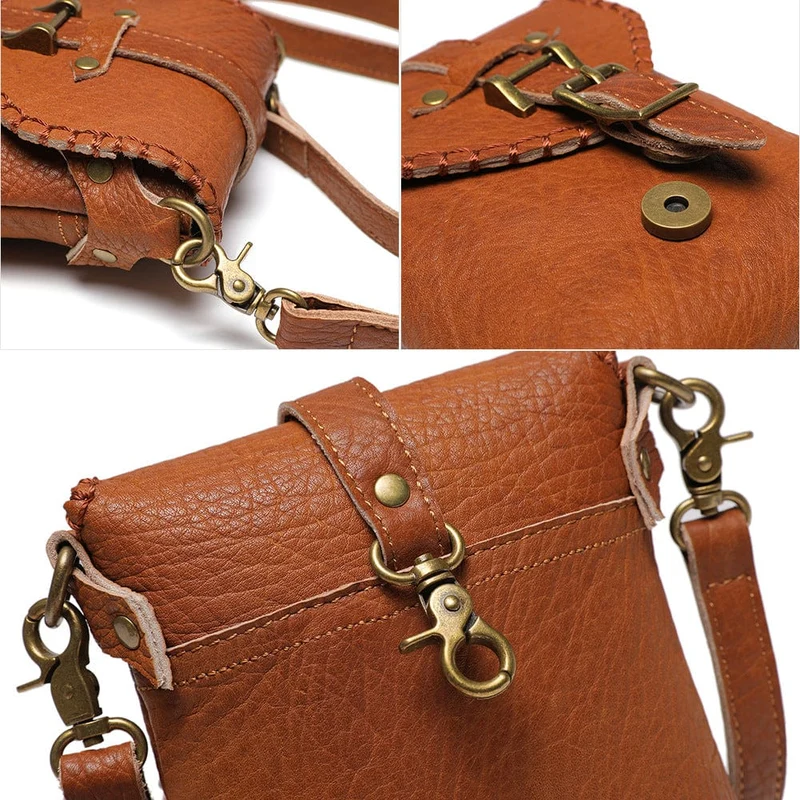 Steampunk-Minitasche mit Schnallenstich für Damen