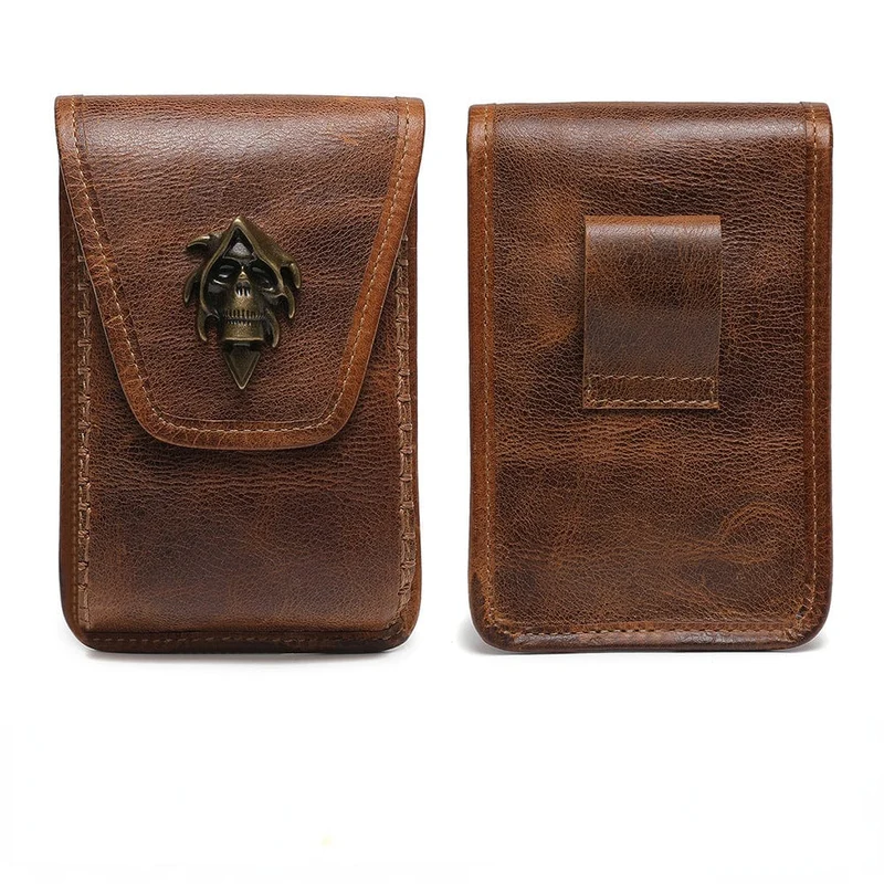 Mini-Tasche mit Steampunk-Schädelprägung für Damen