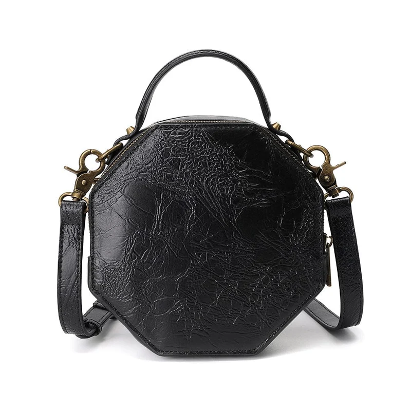 Steampunk Gear Clock Bag für Damen mit abnehmbaren Trägern