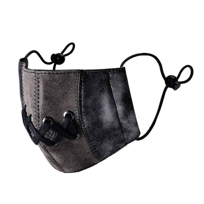Unisex Steampunk Double Color String Maske