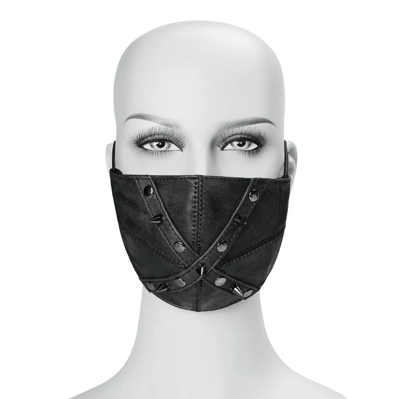Unisex Steampunk Nieten Spleißmaske