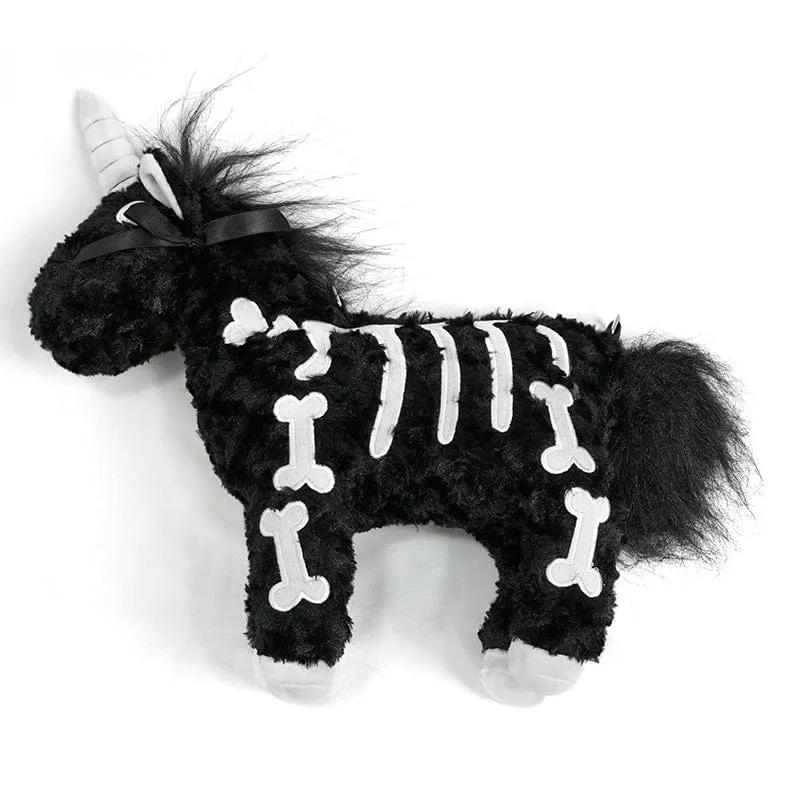 Flauschige Punk-Zebra-Tasche für Damen