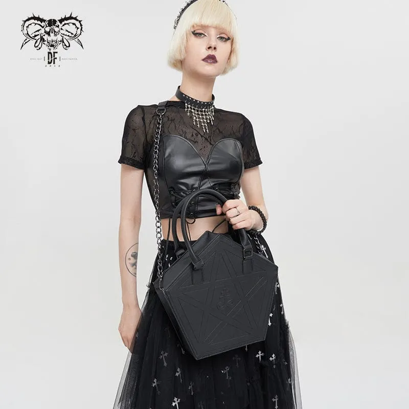 Punk-Pentagon-Tasche für Damen