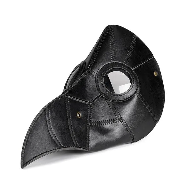 Steampunk-Maske mit einfarbigem Stitch-Schnabel