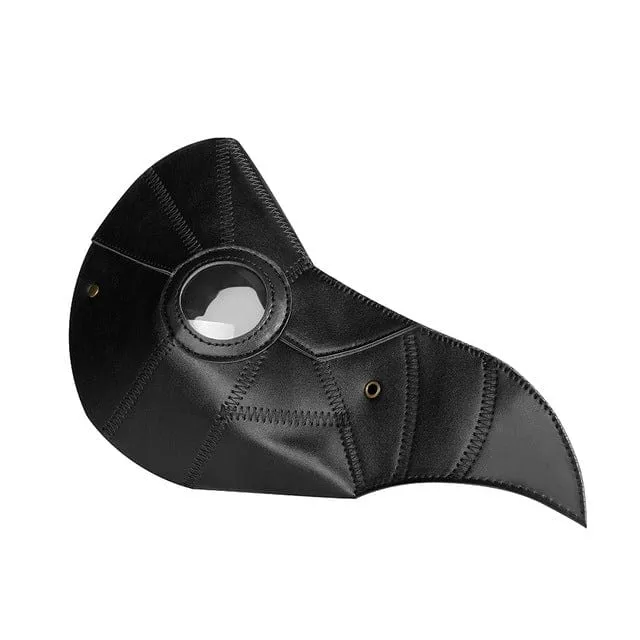 Steampunk-Maske mit einfarbigem Stitch-Schnabel
