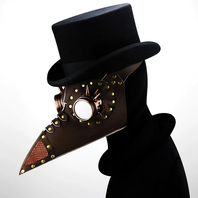 Steampunk Brille Cosplay Schnabelmaske