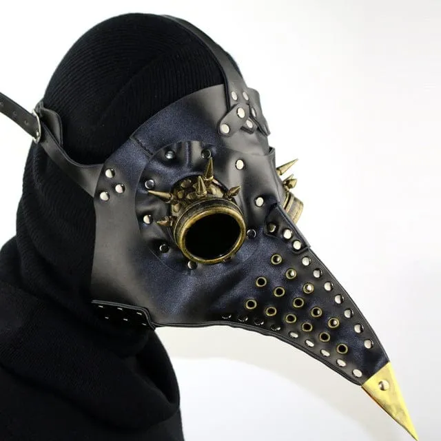 Steampunk Cutout Genagelte Spleißschnabelmaske
