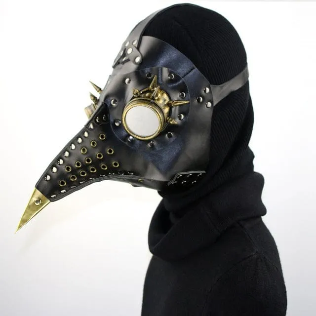 Steampunk Cutout Genagelte Spleißschnabelmaske