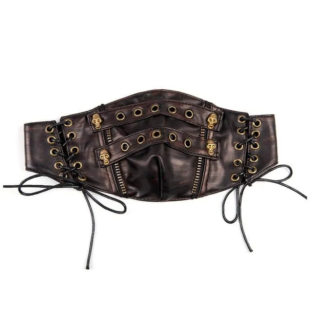 Steampunk Strappy Totenkopf Spleißmaske