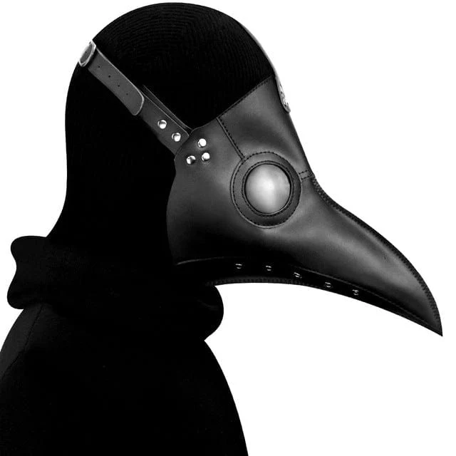 Steampunk-Maske mit Hakenschnabel