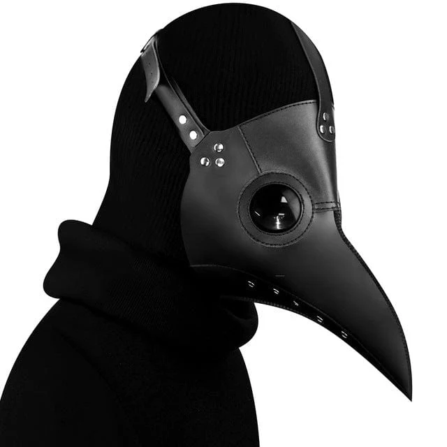 Steampunk-Maske mit Hakenschnabel