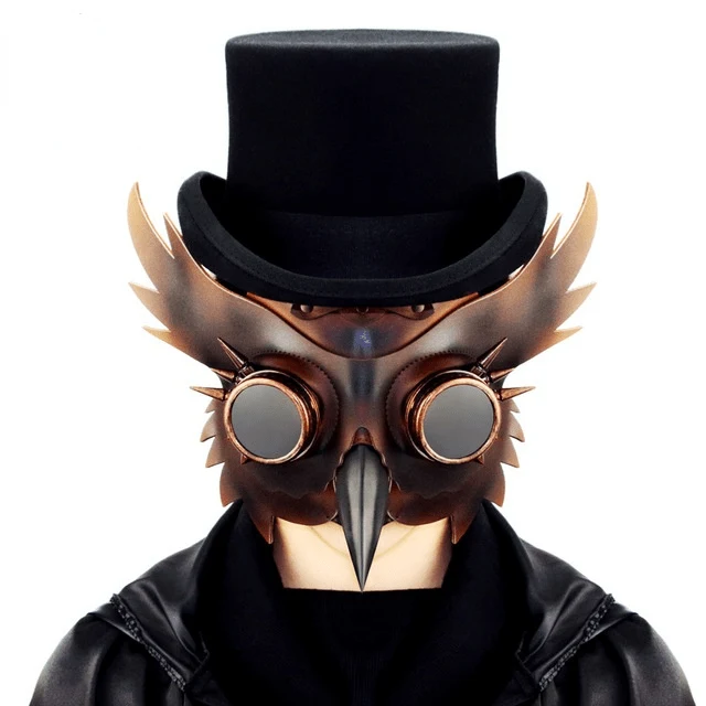 Steampunk Vogelmaske mit Farbverlauf