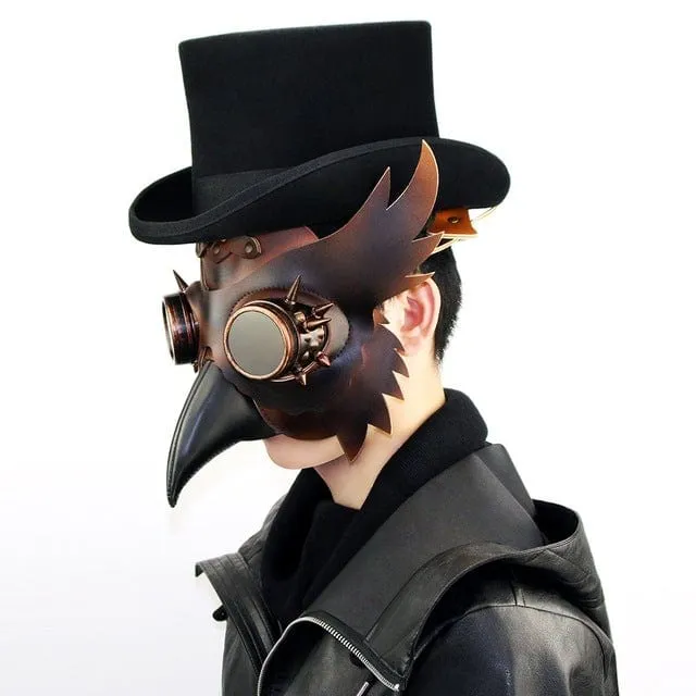 Steampunk Vogelmaske mit Farbverlauf