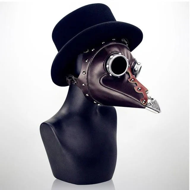 Steampunk Kunstleder-Spleiß-Hut