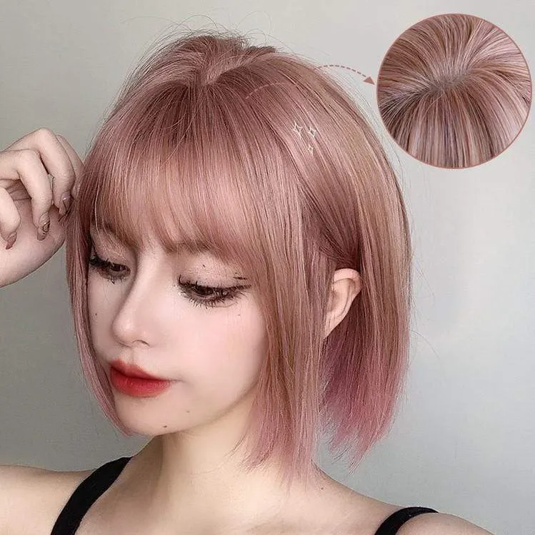 Damen Bob Haircut Synthetische Haarverlängerung