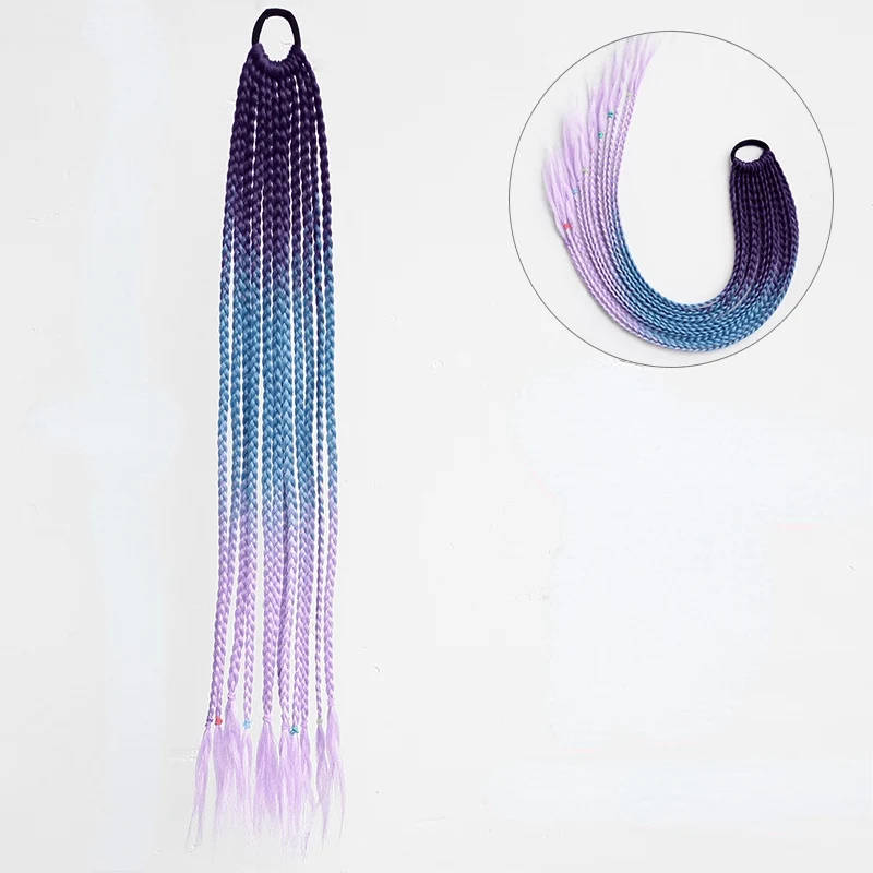 Afro Curly Synthetische Haarverlängerung für Damen