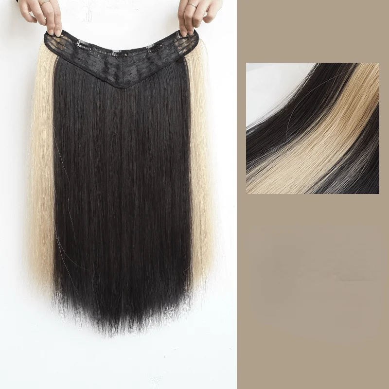 Damen Highlights U Tip Synthetische Haarverlängerung
