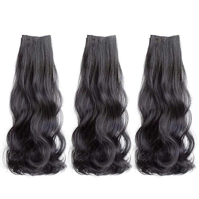 Nahtlose flauschige synthetische Haarverlängerung für Damen
