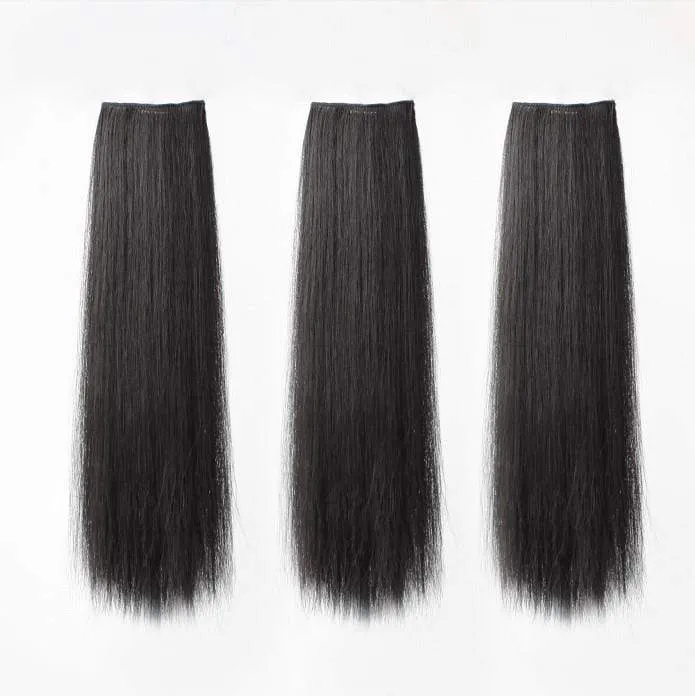 Nahtlose flauschige synthetische Haarverlängerung für Damen