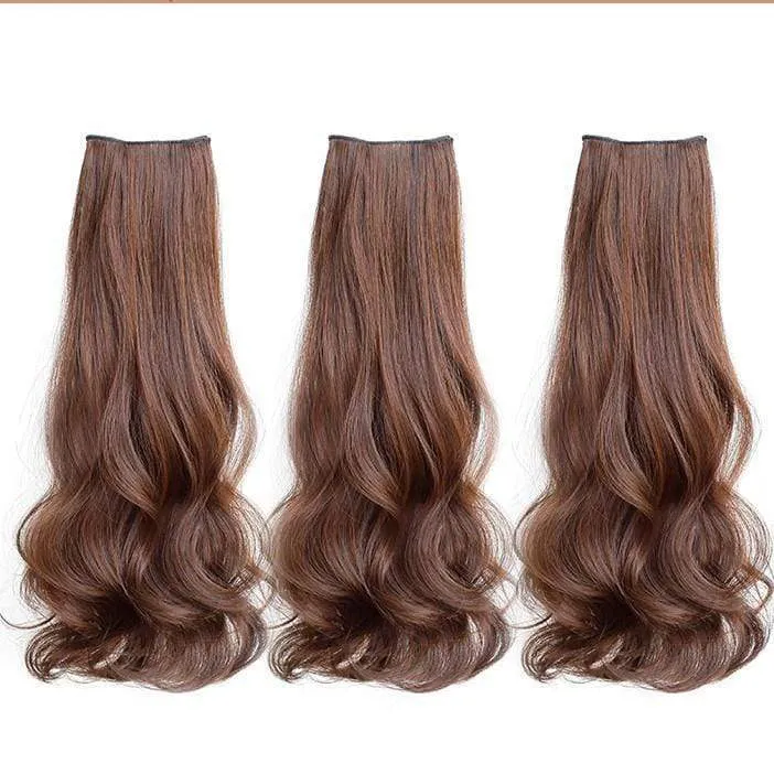 Nahtlose flauschige synthetische Haarverlängerung für Damen