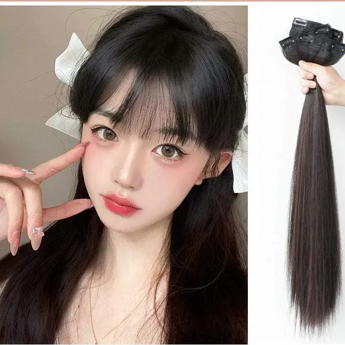 Nahtlose flauschige synthetische Haarverlängerung für Damen