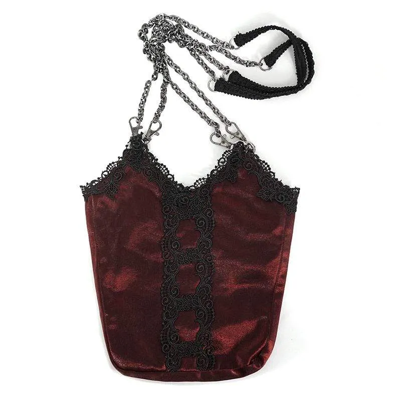 Gothic Floral Double Color Tasche für Damen
