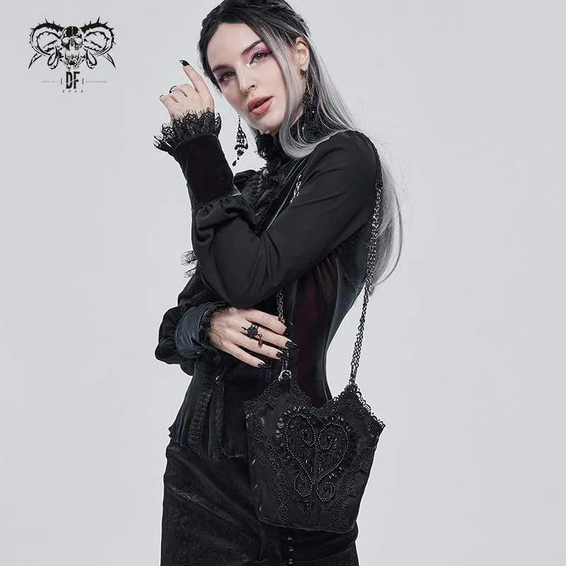 Gothic-Blumenbeutel für Damen