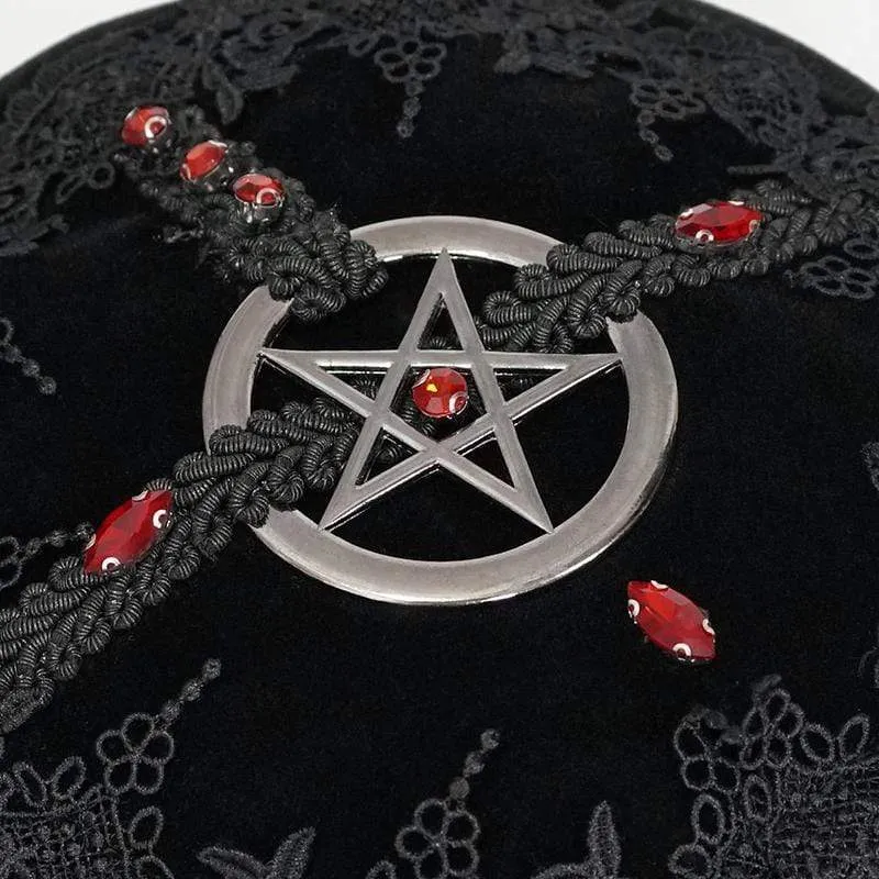 Gothic-Blumenstern-Tasche für Damen