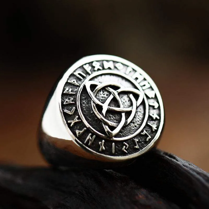 Keltischer Punk-Knotenring für Herren