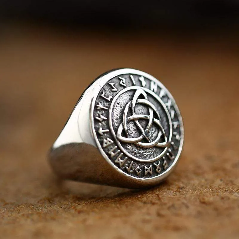 Keltischer Punk-Knotenring für Herren