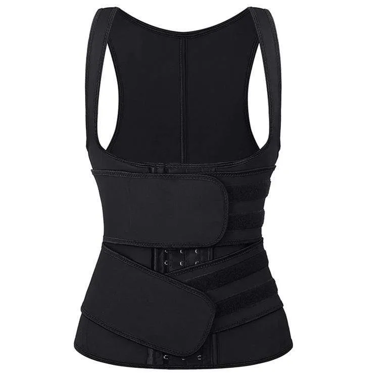 Frauen Doppelhaken und Schleife Tank Underbust Korsetts Haken