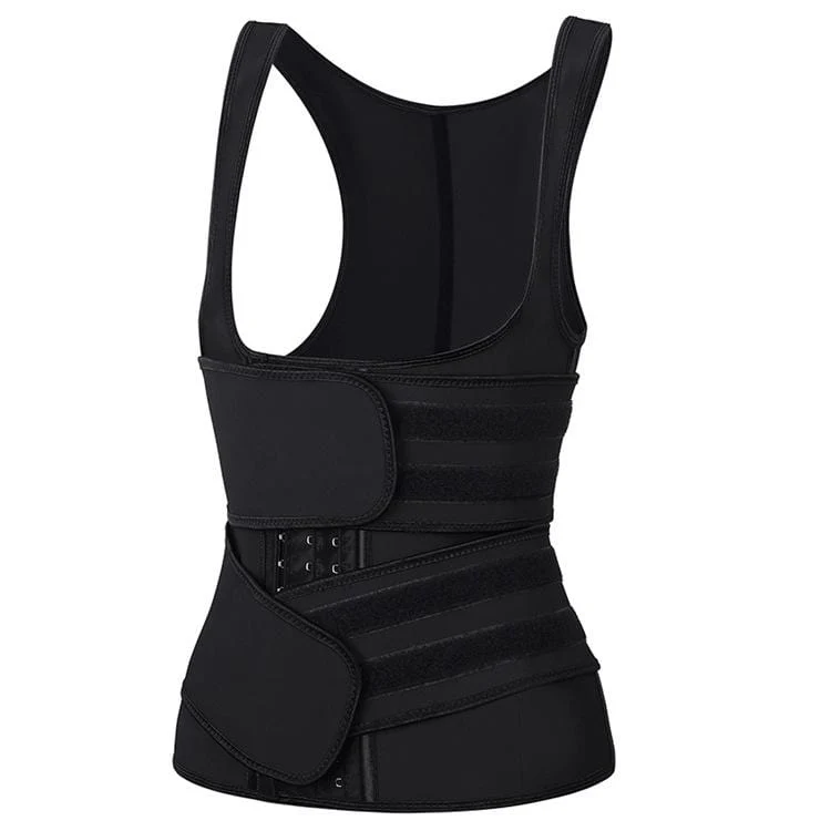 Frauen Doppelhaken und Schleife Tank Underbust Korsetts Haken