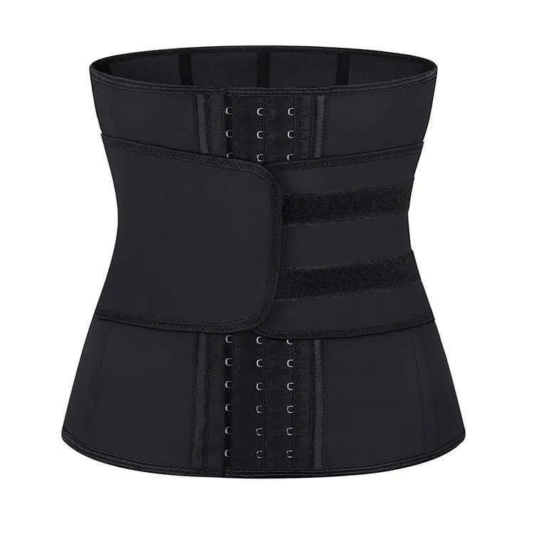 Damen Gothic Shaper Reißverschluss / Haken Latex Underbust Korsetts